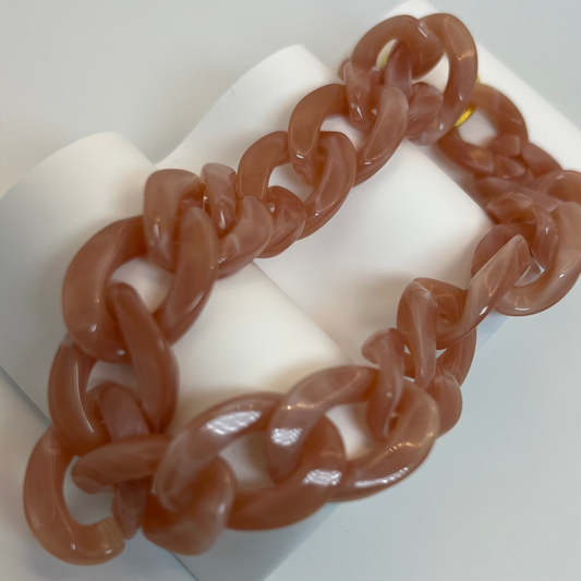 Chaîne Écaille rose 🩷